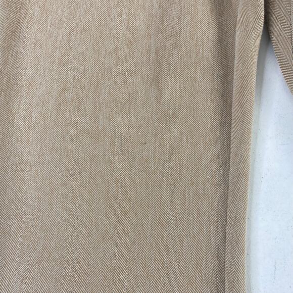 Limited Cassidy Neutral Beige Mid Rise Herringbone Texture Trousers Pants Sz 6 - Picture 9 of 9